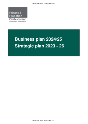 2024/25 年业务计划 2023 - 26 年战略计划